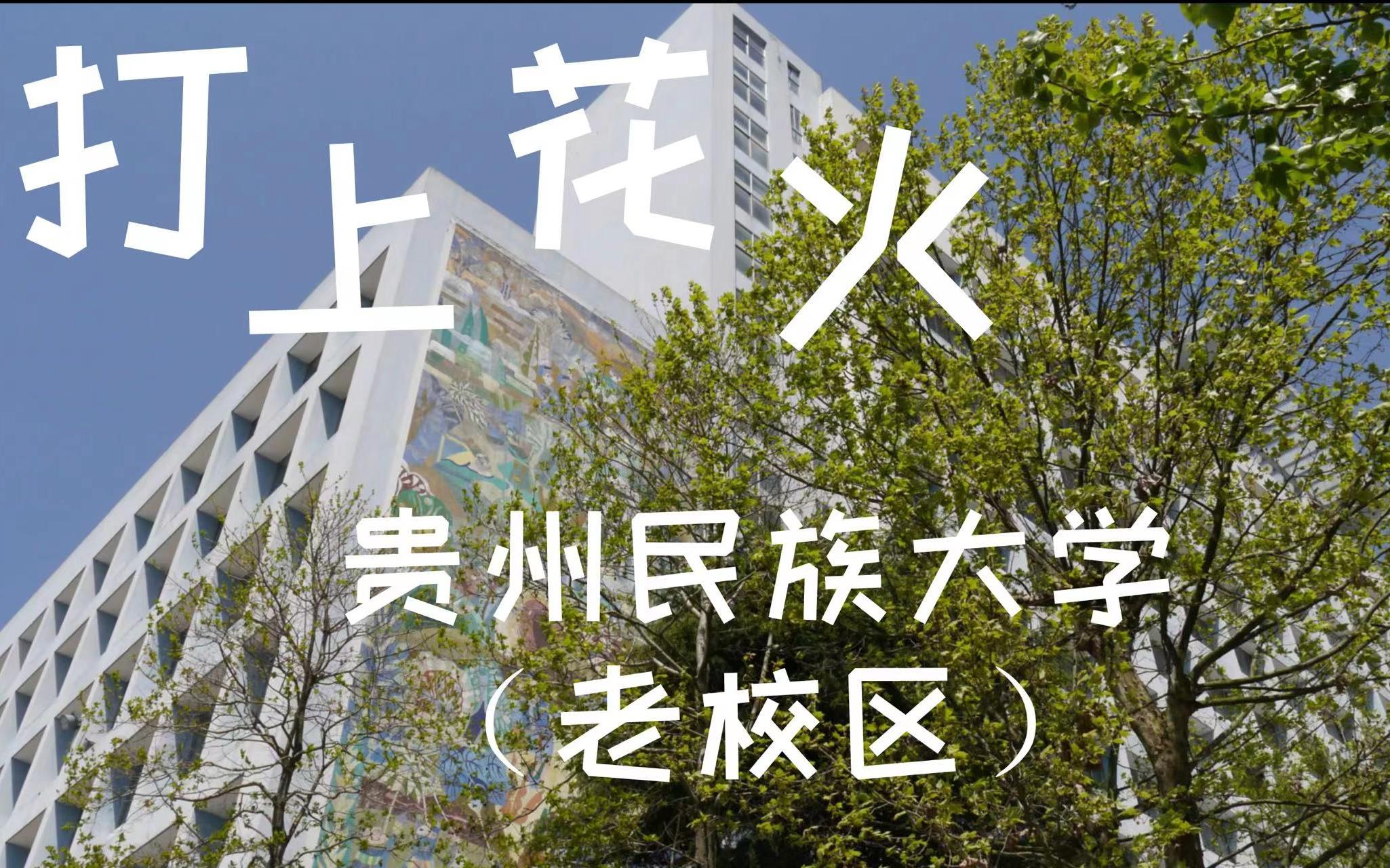 封校下的校园扫街打上花火贵州民族大学老校区