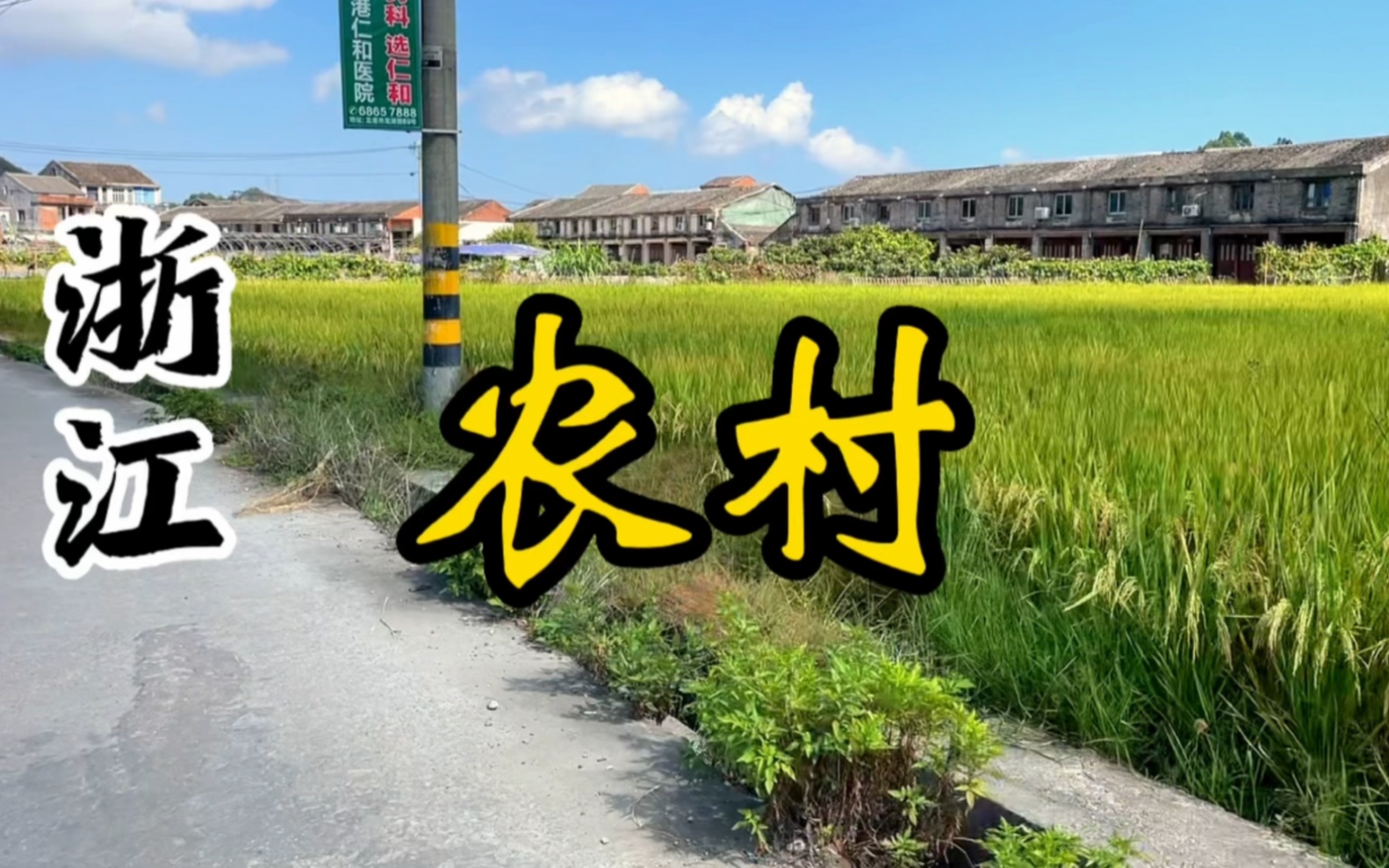 大家都说浙江富裕,那么浙江的农村怎么样呢,大家看看这个真正的农村