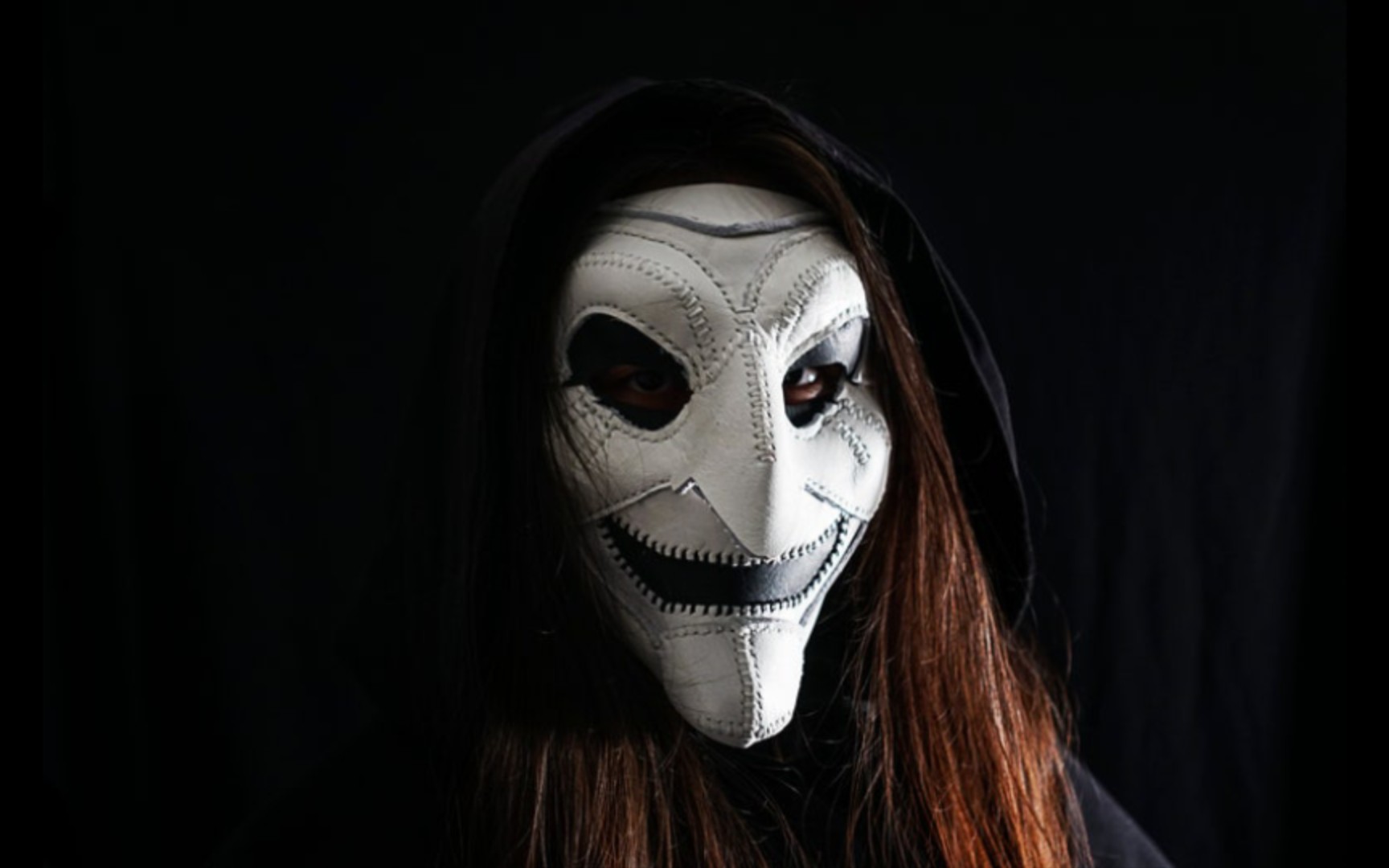 皮革女巫面具制作方法步骤 图纸在专栏