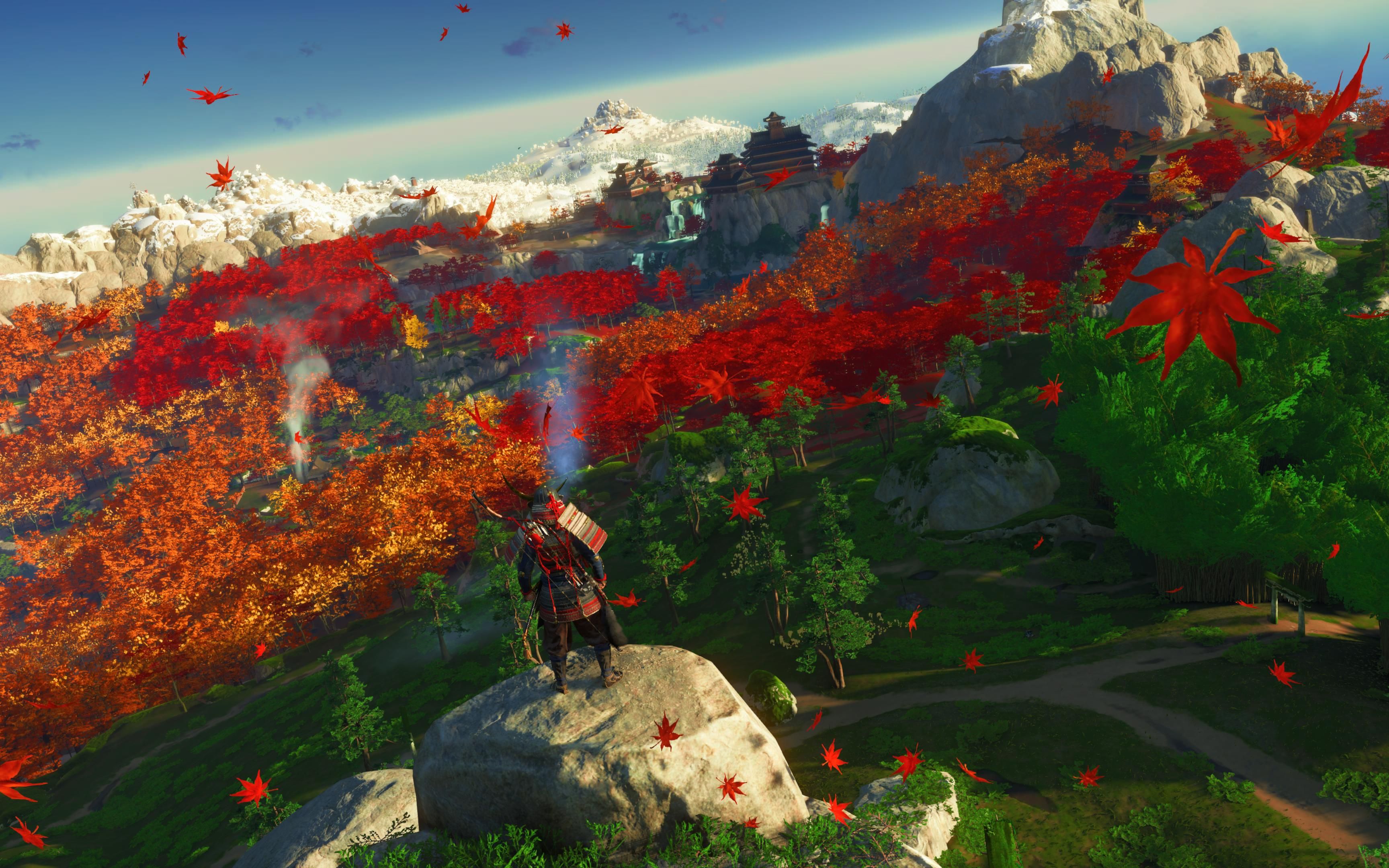 ps5玩4k60hz对马岛之魂 砍倒斗笠帮!