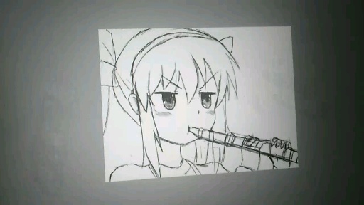 临摹了一个喵帕斯(并没有画完) 然后就随