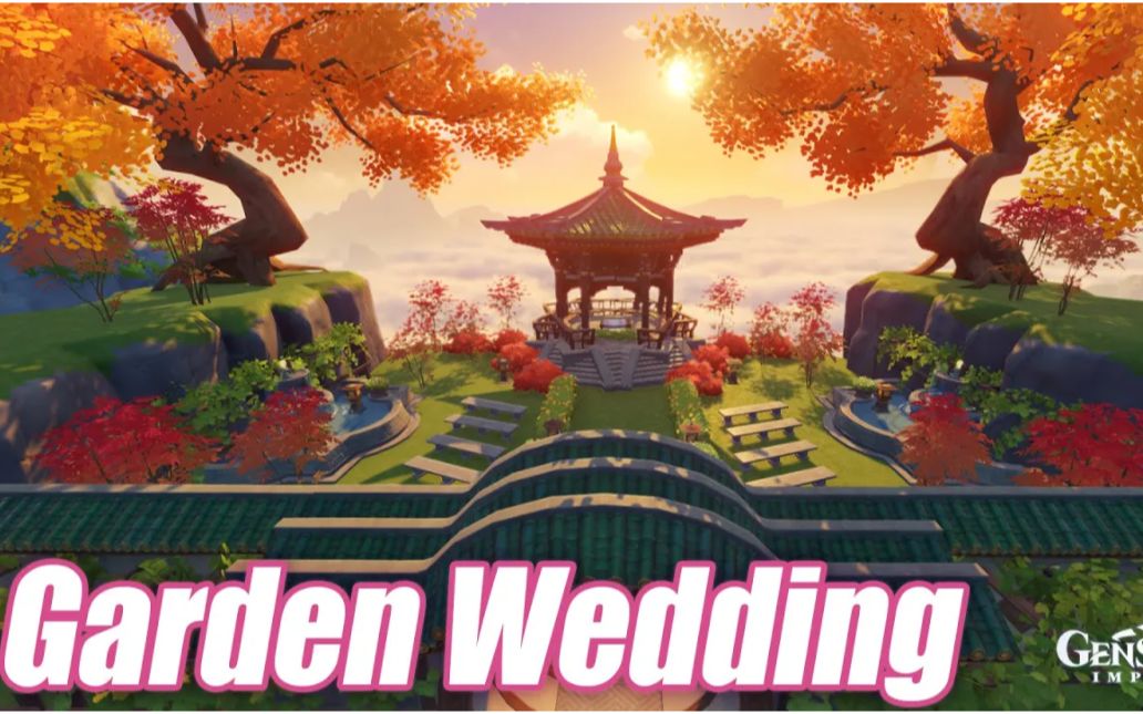 [图]【原神家园 搬运】结 婚 贴 贴 花园婚礼Garden Wedding