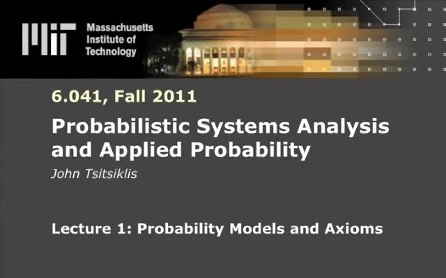 [图]【英字】MIT公开课 概率论