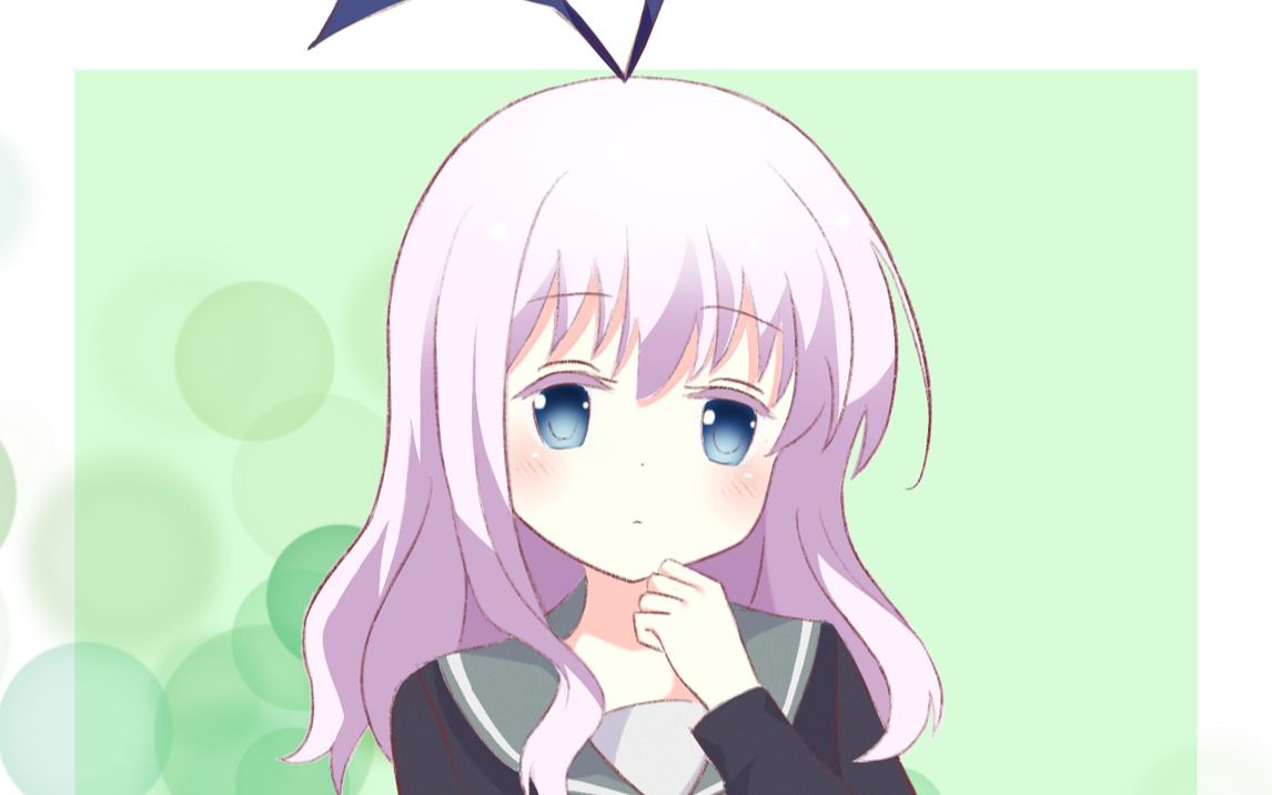 【procreate 绘画过程】slow start 千石冠_哔哩哔哩_bilibili