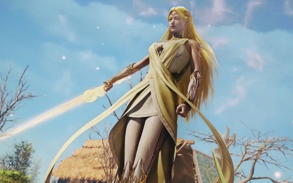 天使神真实相貌曝光,身材丰满白色丝袜大长腿,唐三战千仞雪