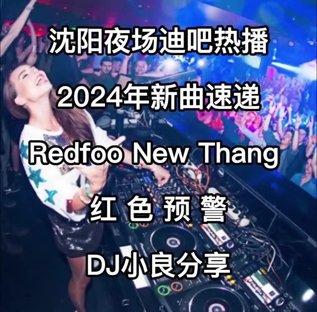 沈阳夜场迪吧热播 2024年新曲速递 Redfoo New Thang 红色预警哔哩哔哩bilibili