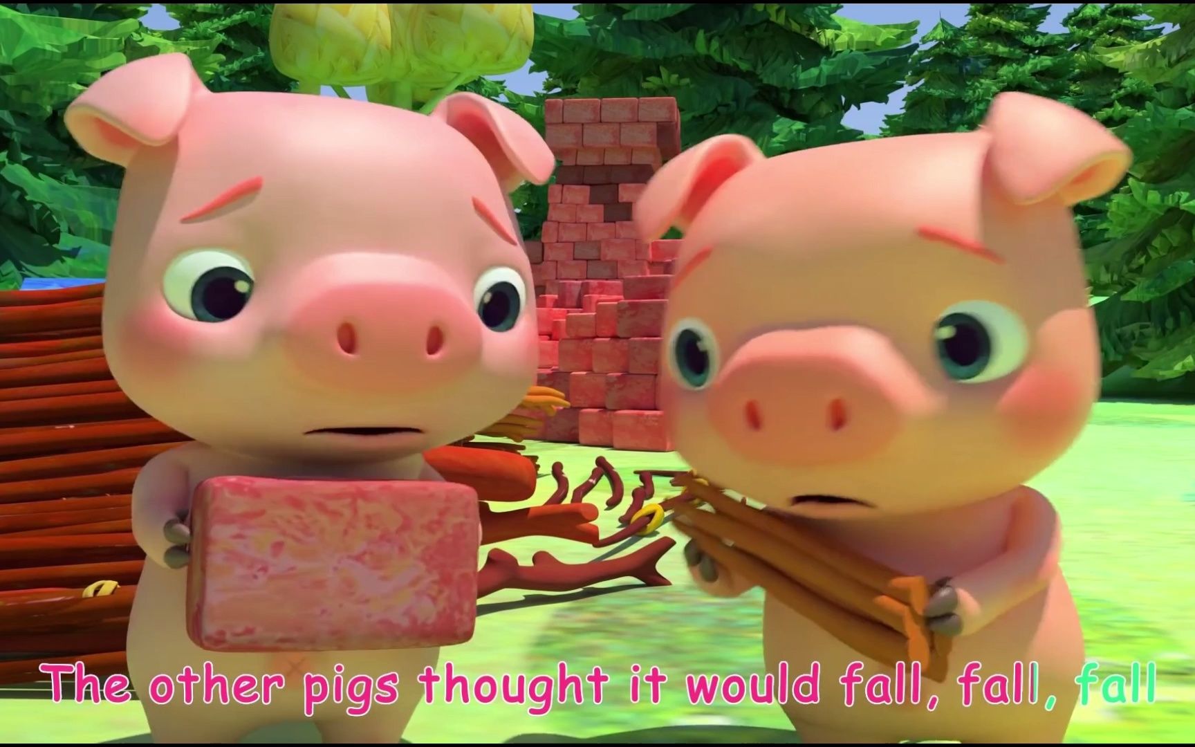 [图]Three Little Pigs 三只小猪&更多童谣｜CoComelon