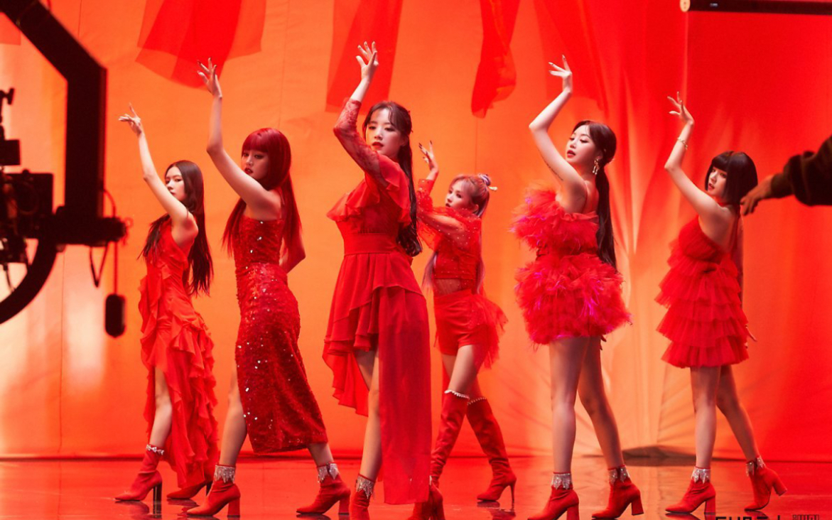 (g)i-dle 《haww》 "火花" 综合位直拍!绝美红衣!