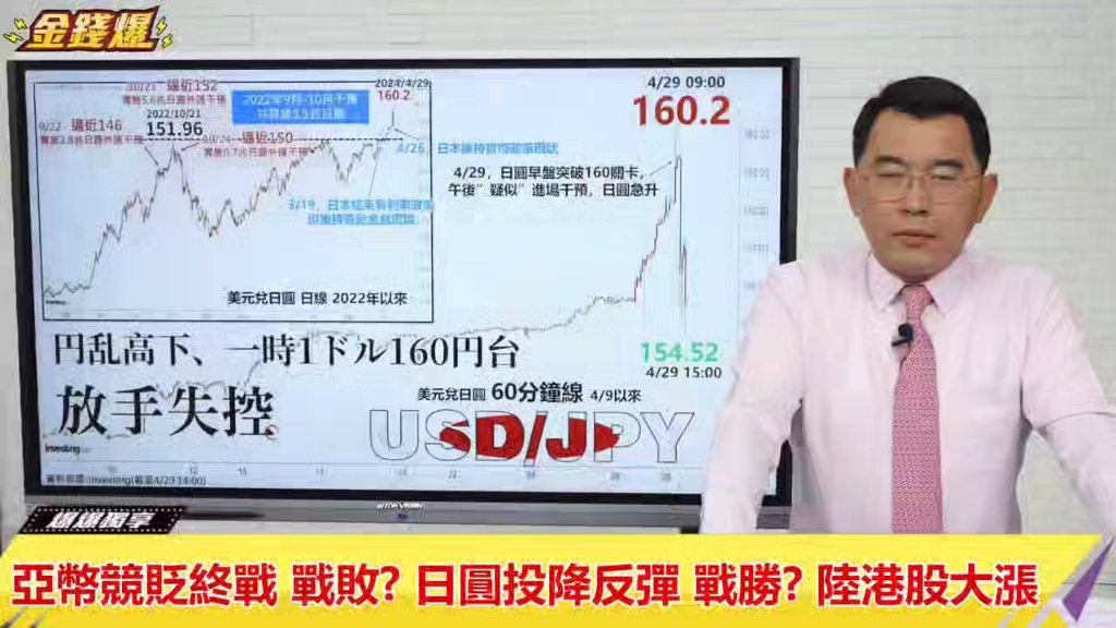 【金铁杆】4.29亚币竞贬终战 战败?日元投降反弹战胜?陆港股大涨哔哩哔哩bilibili