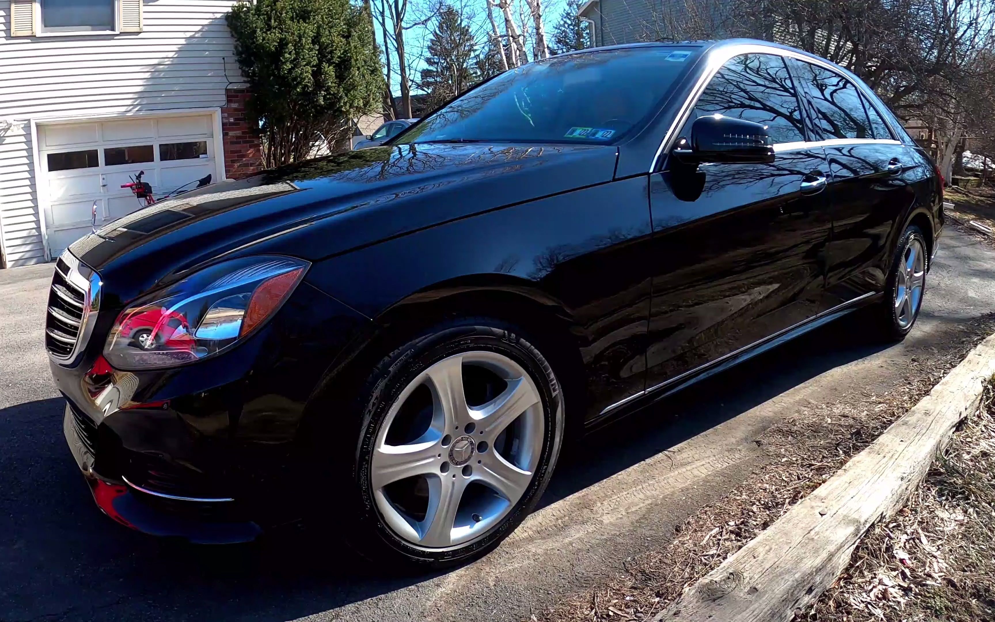 奔驰w212 e级 e350 立标版洗车 打蜡