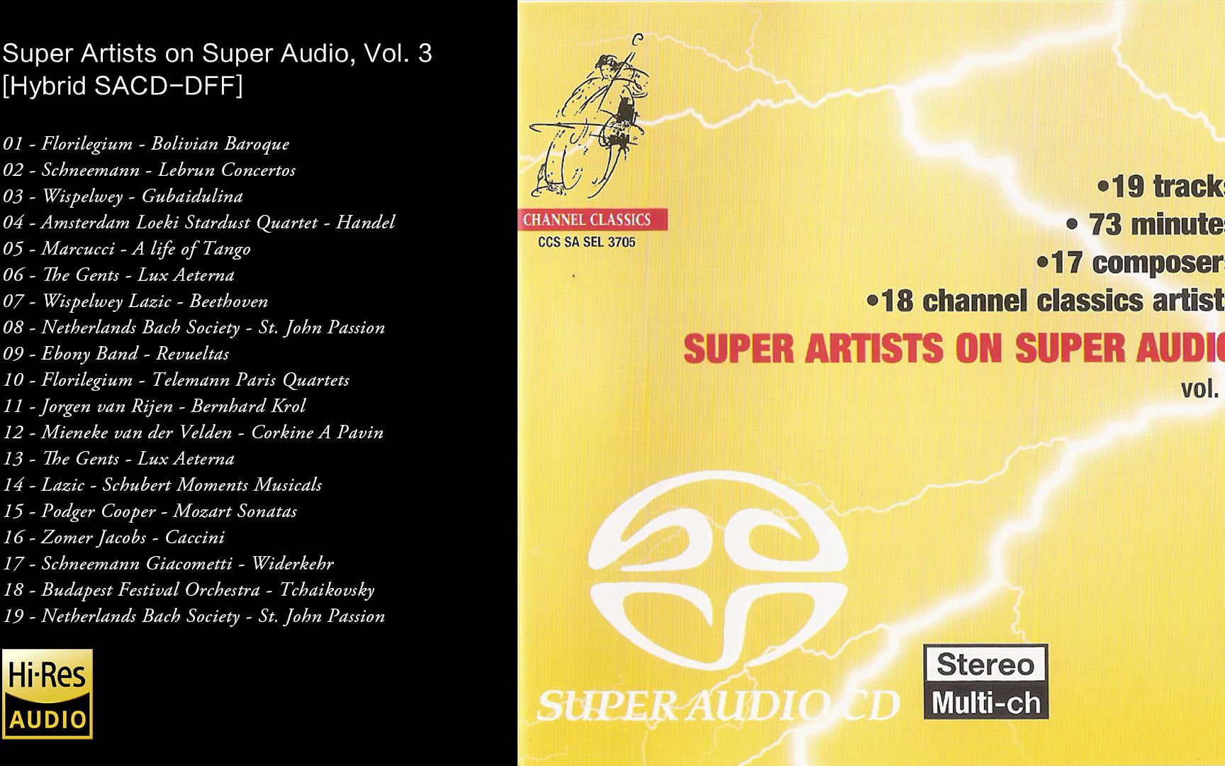 HiRes 96kHz24bit Super Artists on Super Audio vol.3 《最强精选SACD天碟第三辑》[SACDDFF]哔哩哔哩bilibili