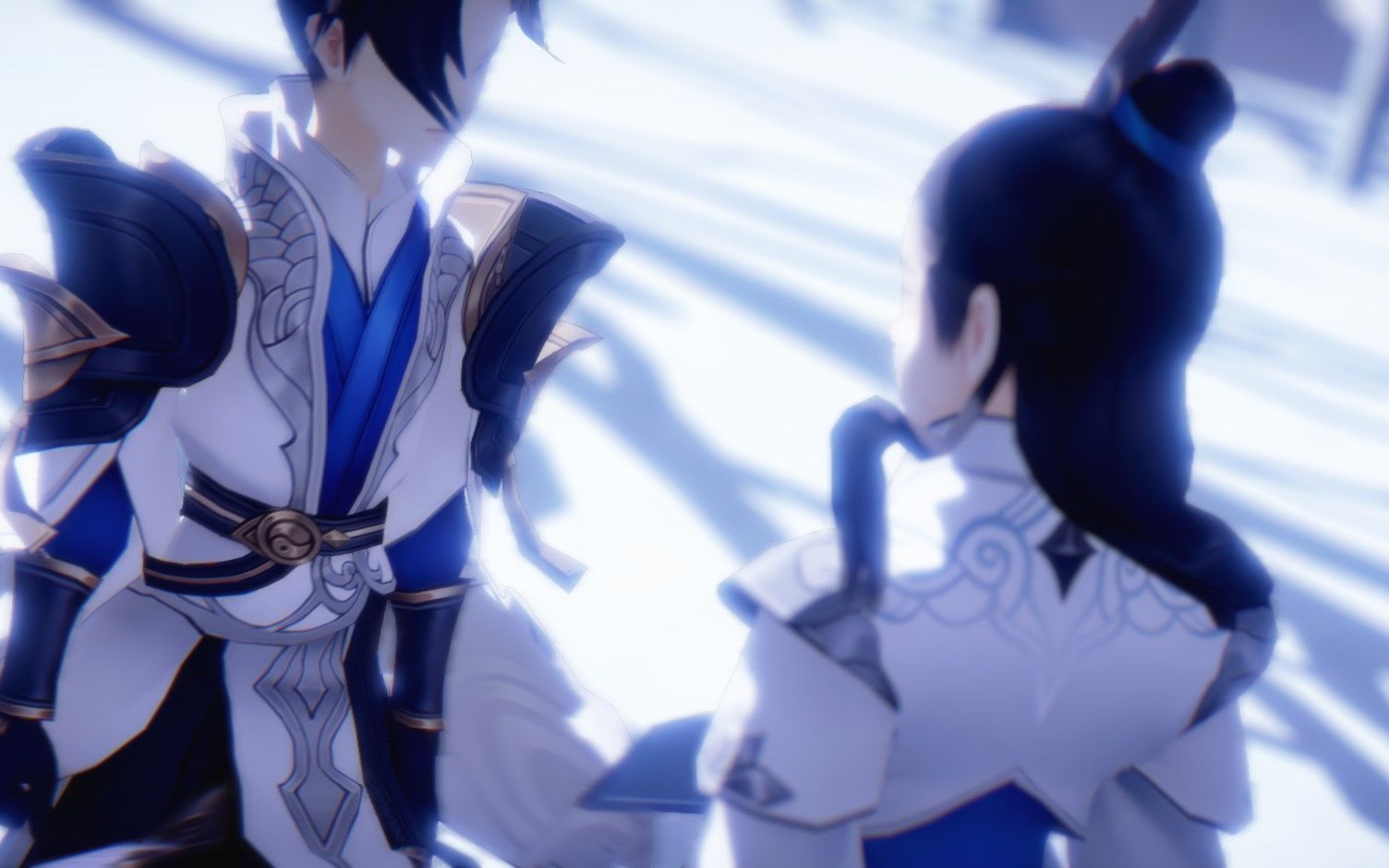 【指尖江湖mmd│cp向】ドーナツホール【谢云流×李忘生】_哔哩哔哩