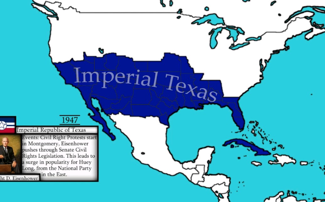 【架空历史地图】得克萨斯州(18362020)哔哩哔哩bilibili