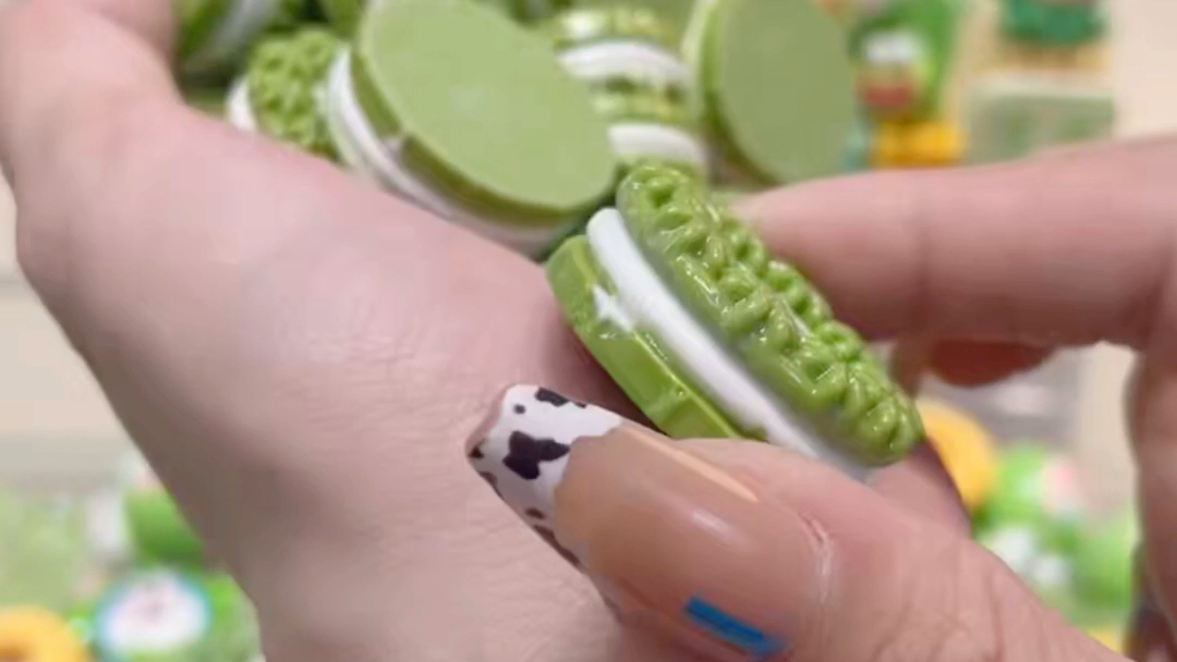 1110diy绿色心情系列奥利奥饼干