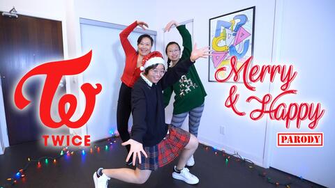Ky 超欢乐的twice Merry Happy翻跳 圣诞快乐 哔哩哔哩