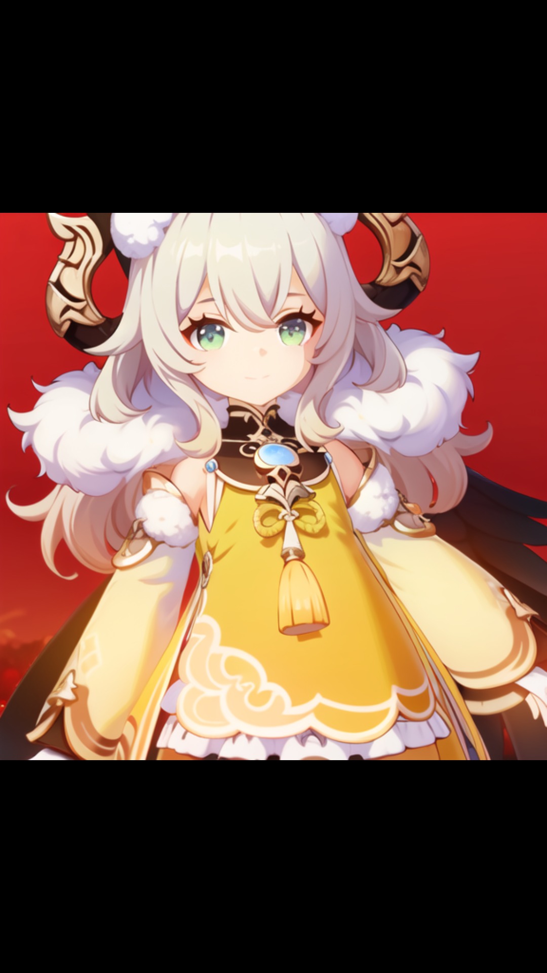 暖色静香的专属原神风格形象