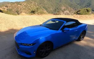 Download Video: 2024款福特野马 2.3L EcoBoost 敞篷版 第一视角试驾 - Ford Mustang Convertible