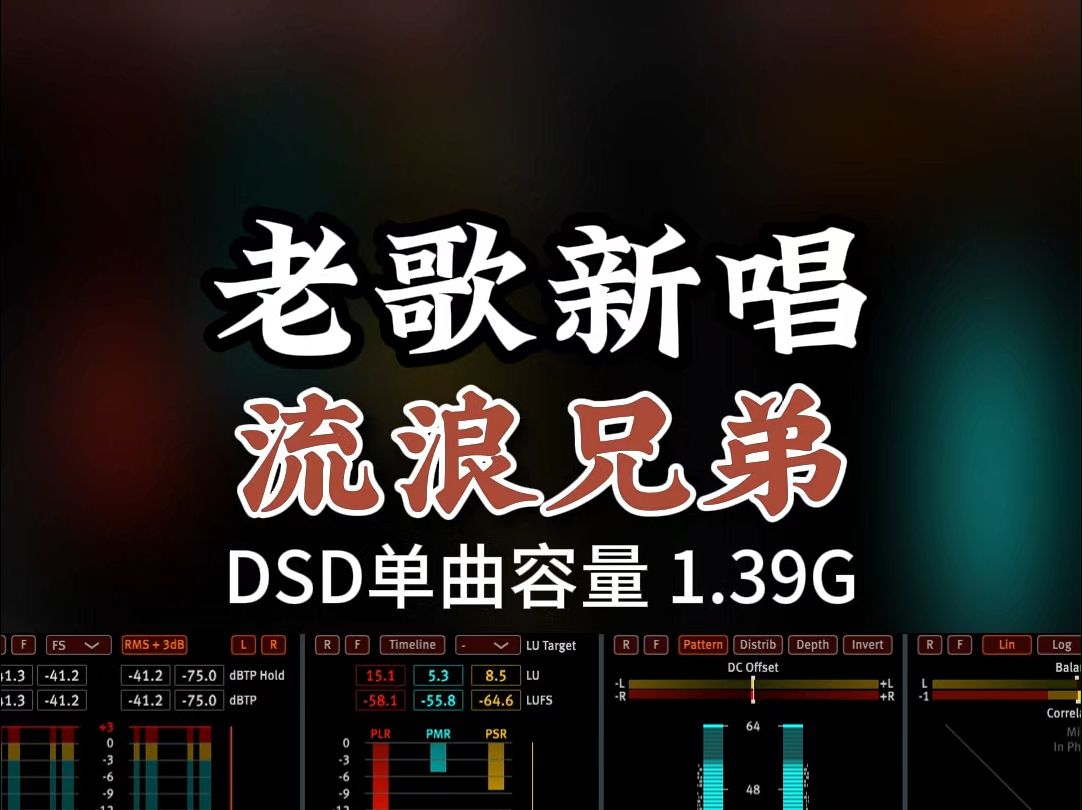 陈星经典作品,老歌新唱,《流浪兄弟》DSD完整版1.39G,百万调音师专业录音棚制作,顶级hifi无损音质哔哩哔哩bilibili