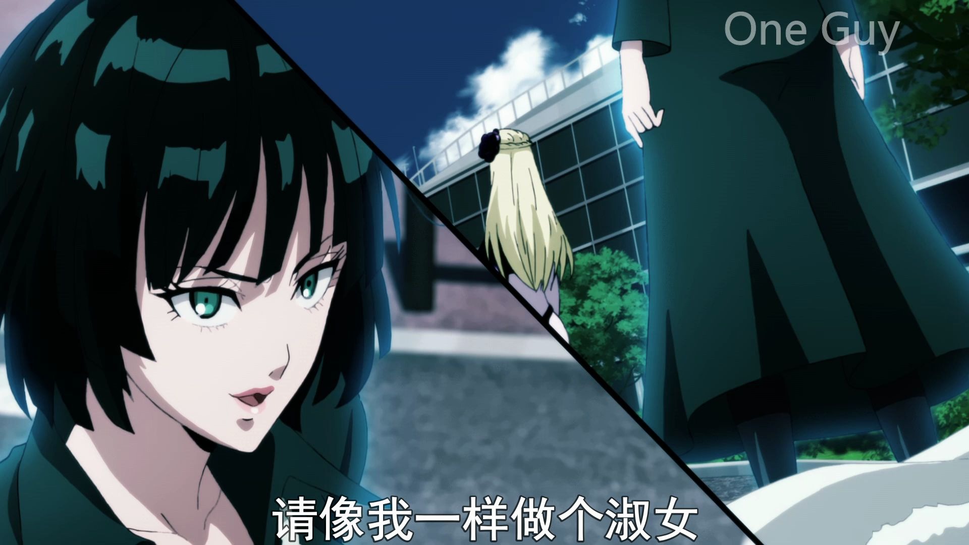 一拳超人第24期吹雪vs弩S，埼玉参加格斗比赛_哔哩哔哩_bilibili