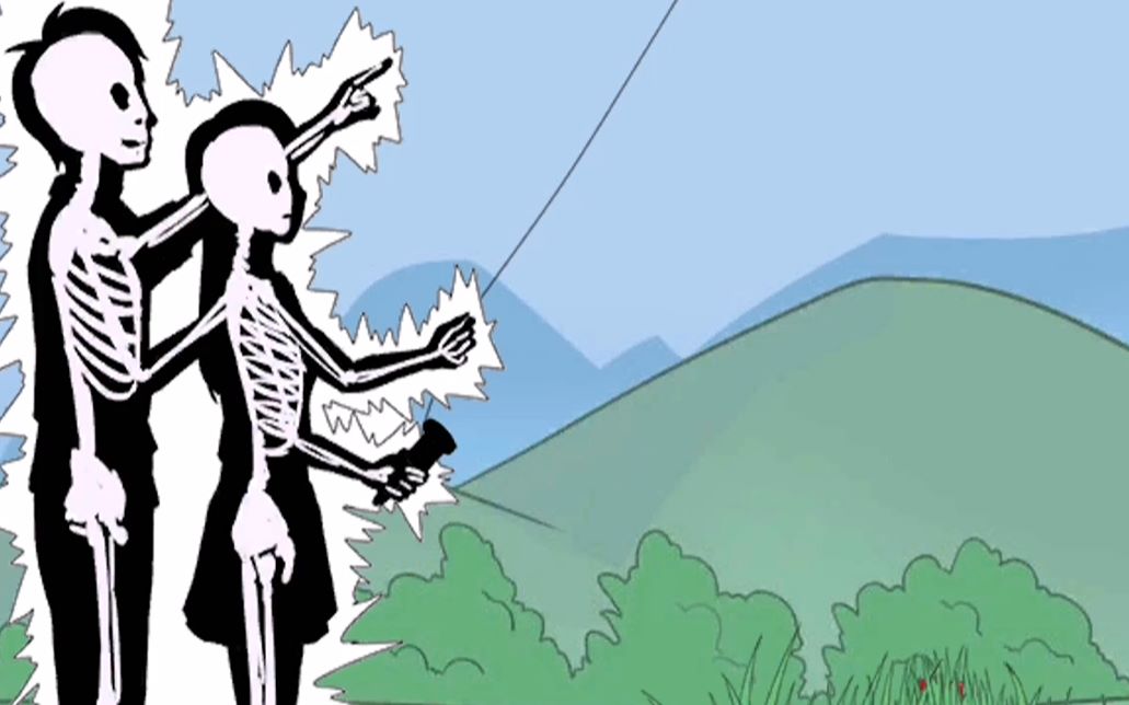 秀恩爱遭雷劈啊