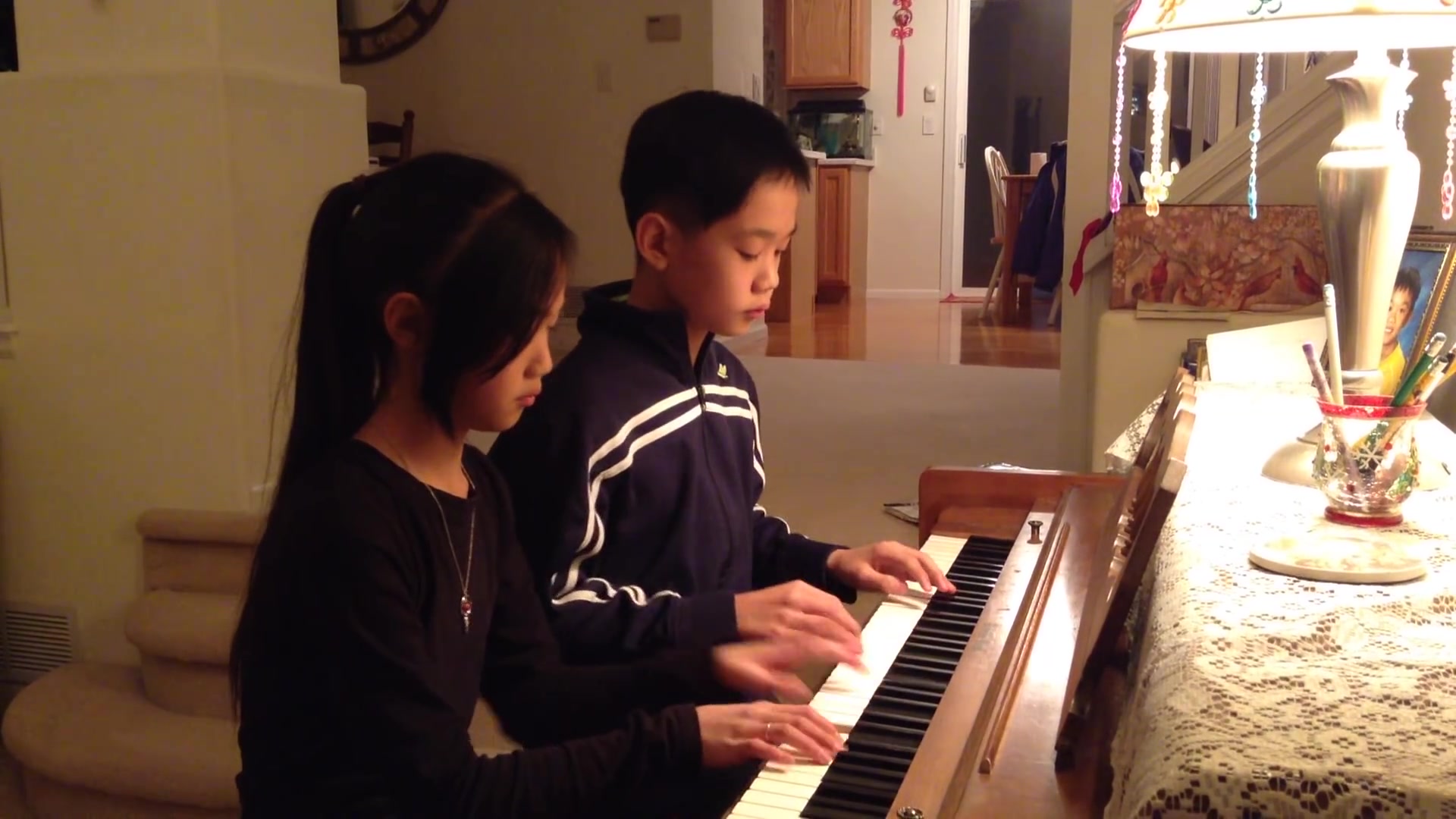 [图]【卡农四手联弹】Pachelbel's Canon in D Major Piano Duet