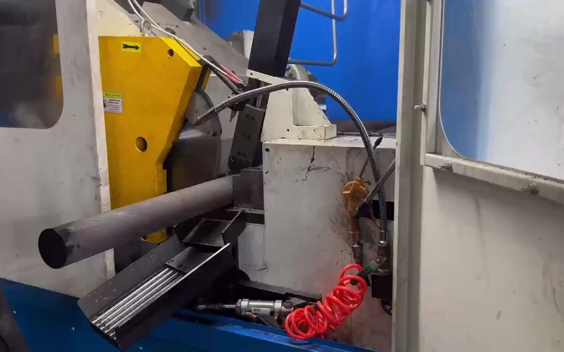 全自动高速圆锯机,下料机,冷锯切割机,切管机,圆钢切割视频