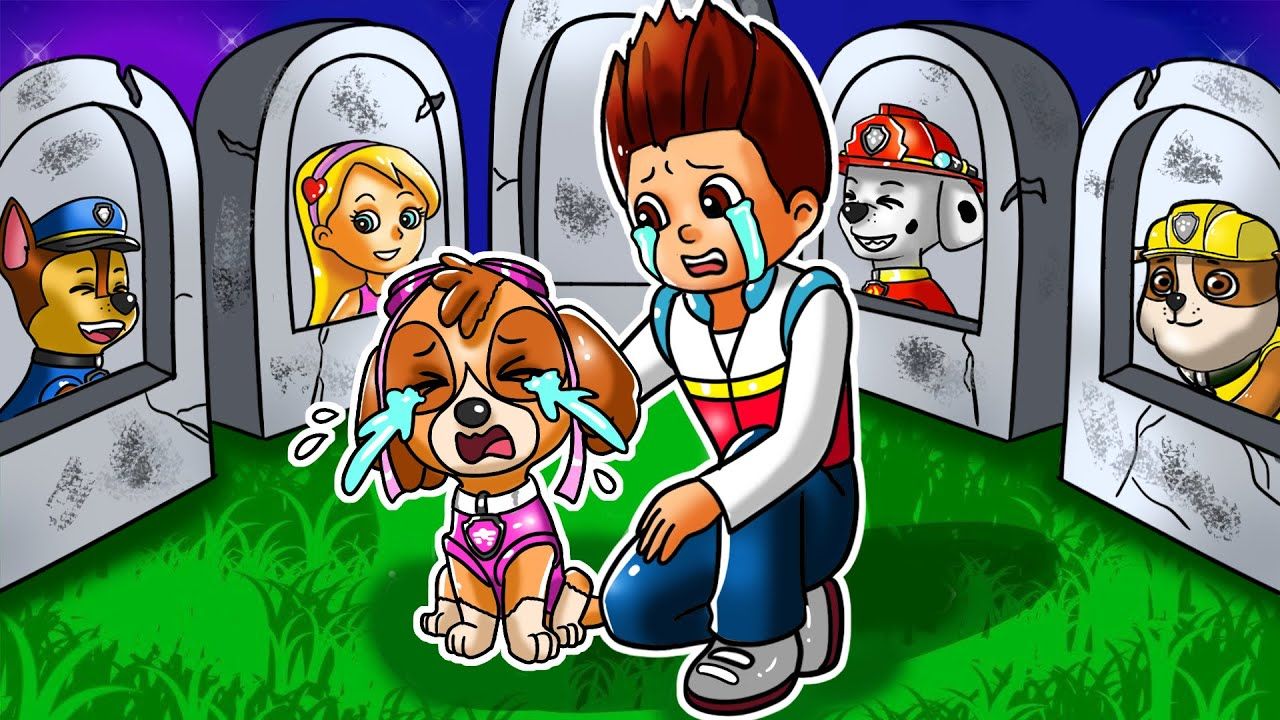 汪汪队立大功:汪汪队执行任务都牺牲了,莱德和天天伤心大哭