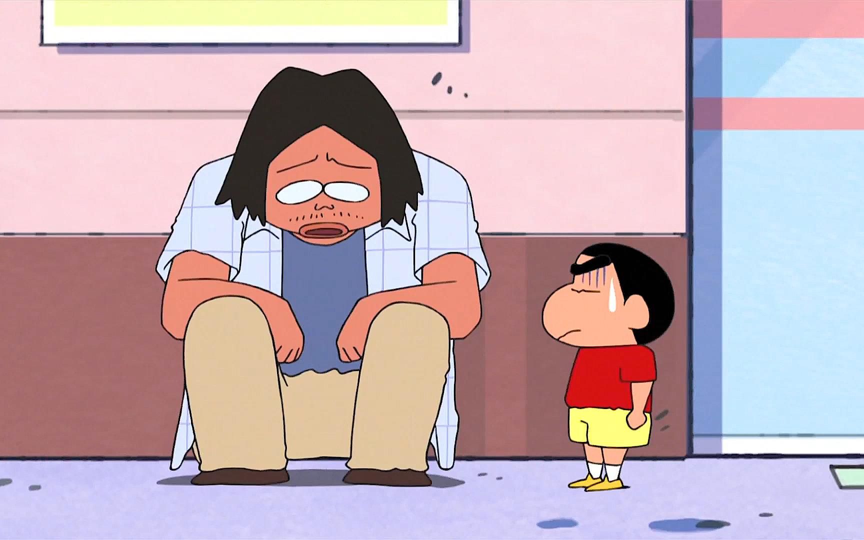 蜡笔小新:四郎喜欢上一个女孩,小新得知对方长相无语了