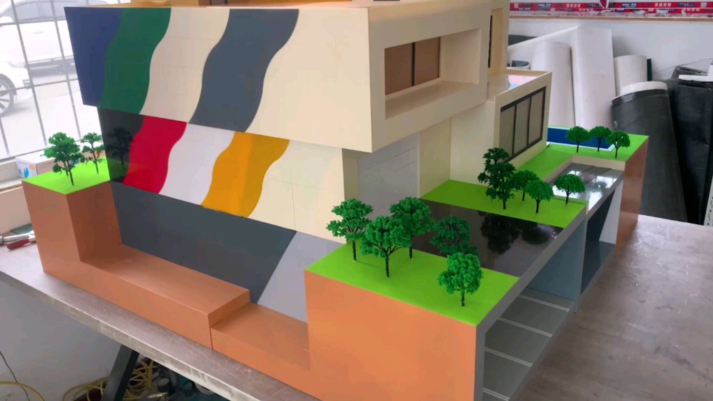 聚脲防水模型别墅防水模型