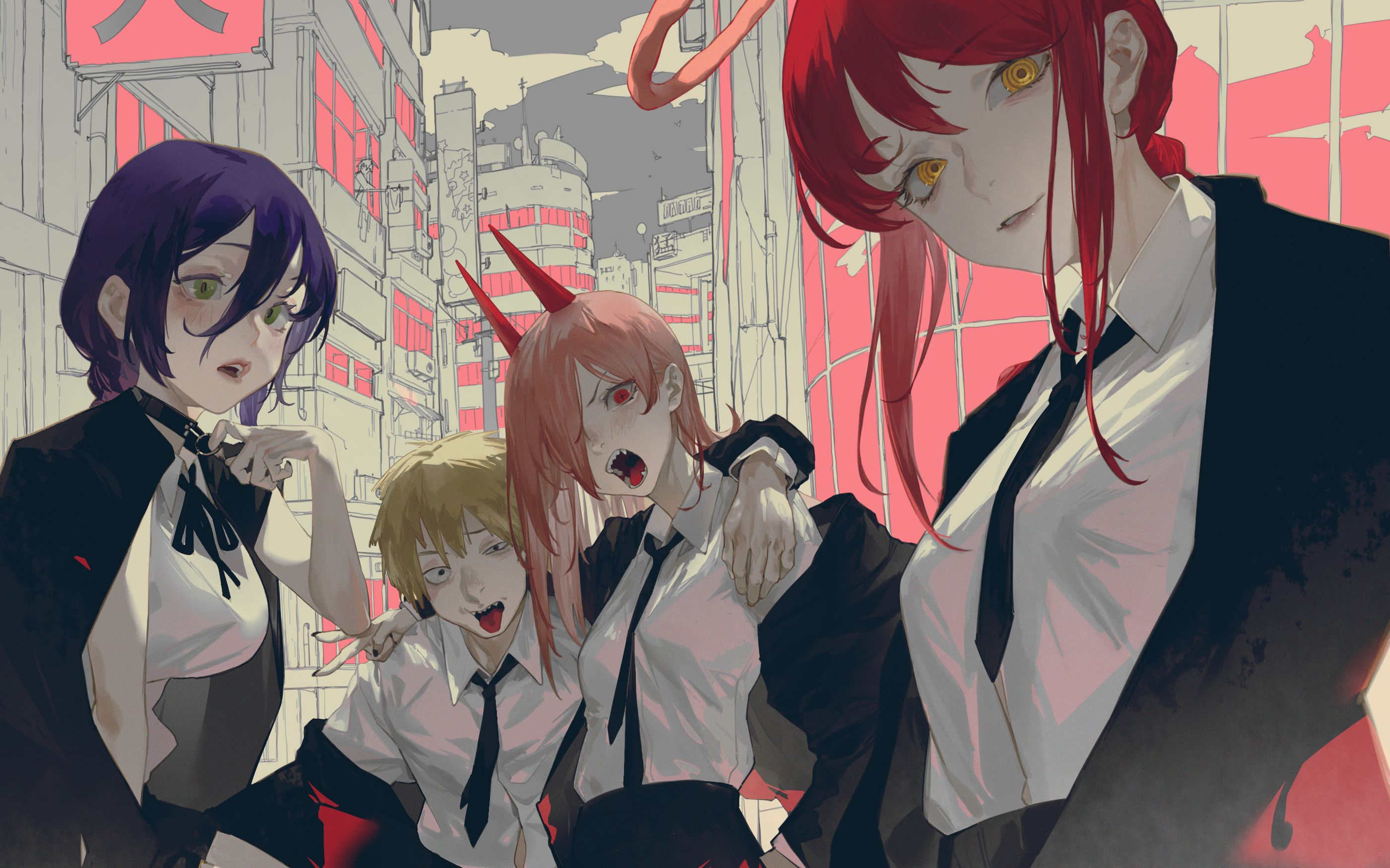 三个恶魔女人和那没用的电锯人