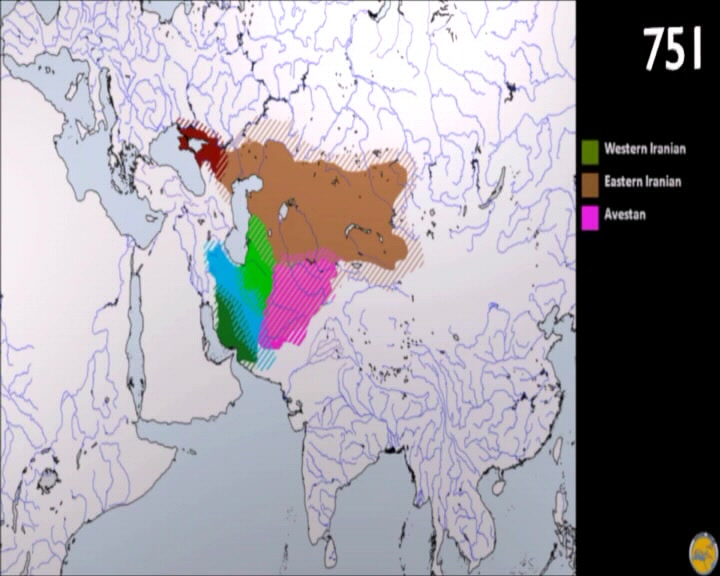 【历史地图】 伊朗语族的疆域历史变化图哔哩哔哩bilibili