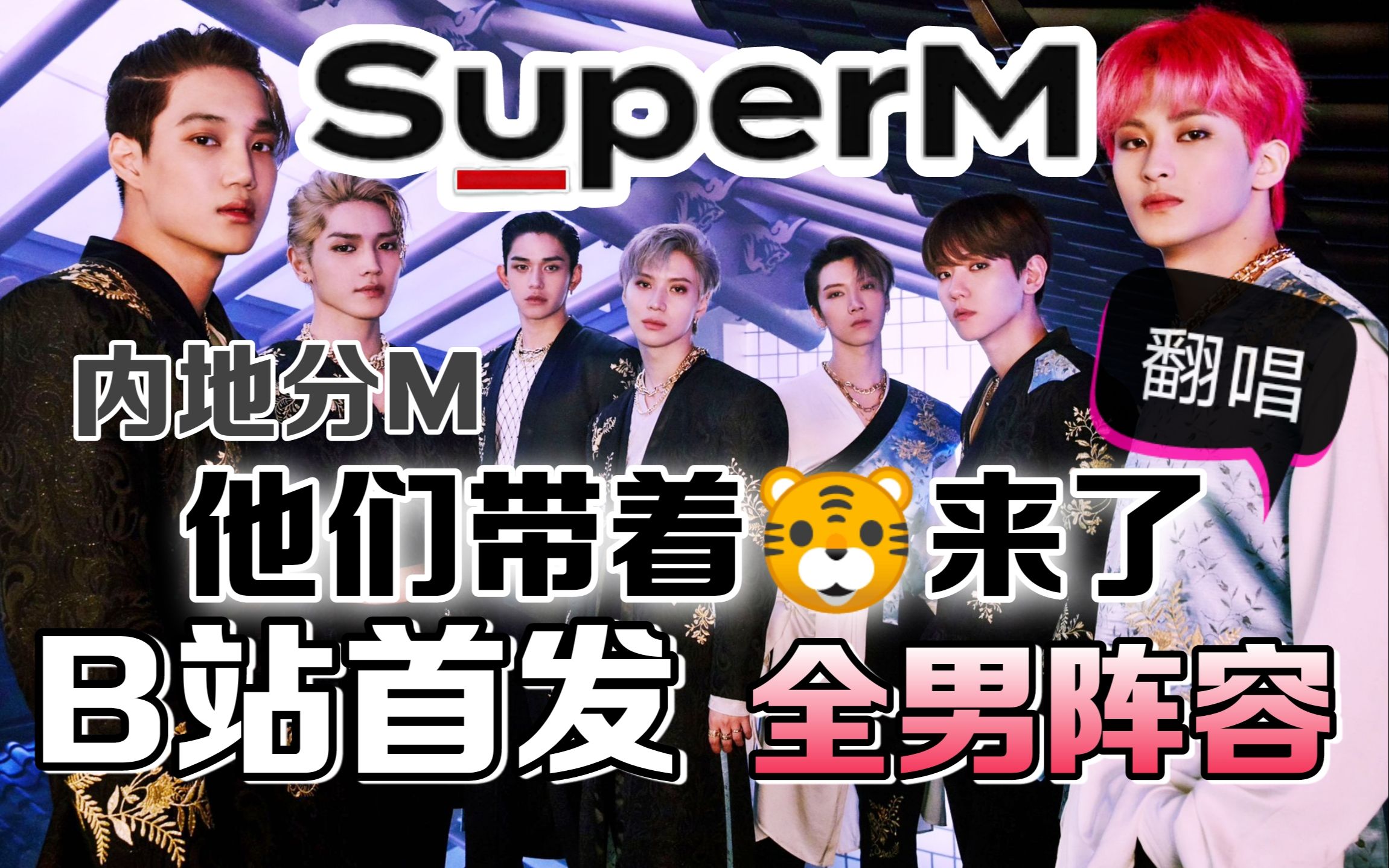 【SuperM】奶凶脑斧还是超凶老虎！？全网最强男团翻唱Tiger Inside！_哔哩哔哩_bilibili
