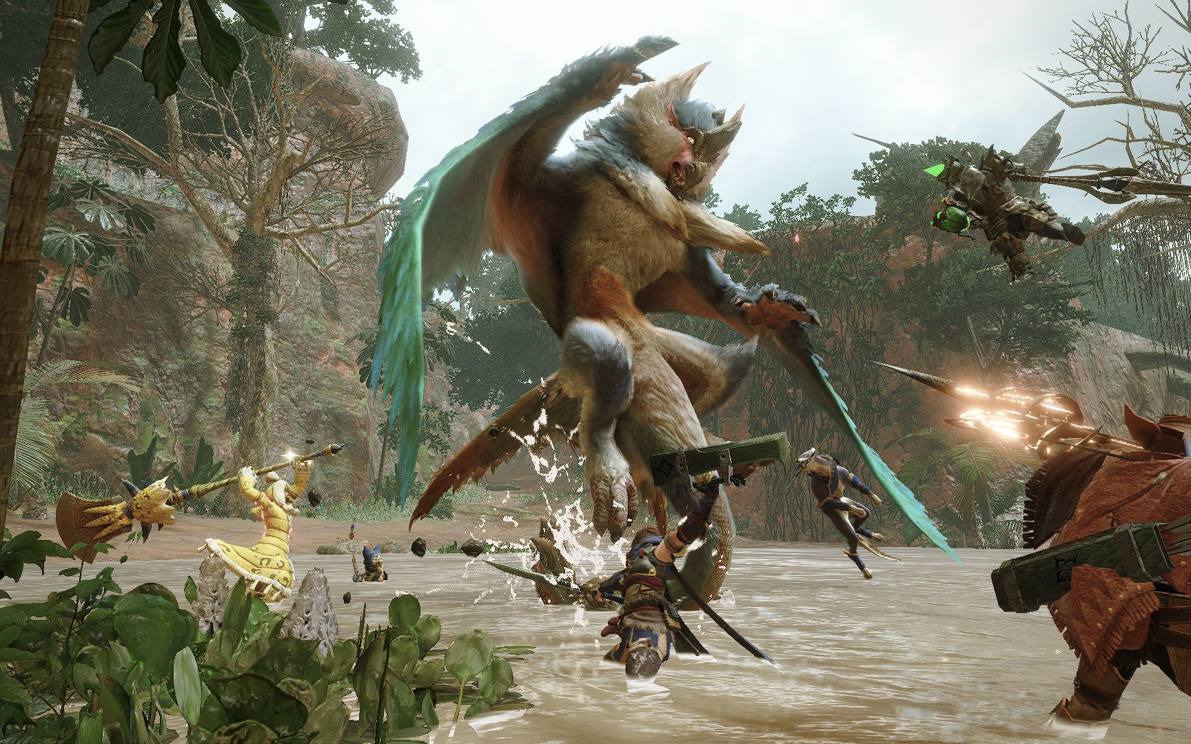 【首发】《怪物猎人:崛起》天狗兽狩猎演示