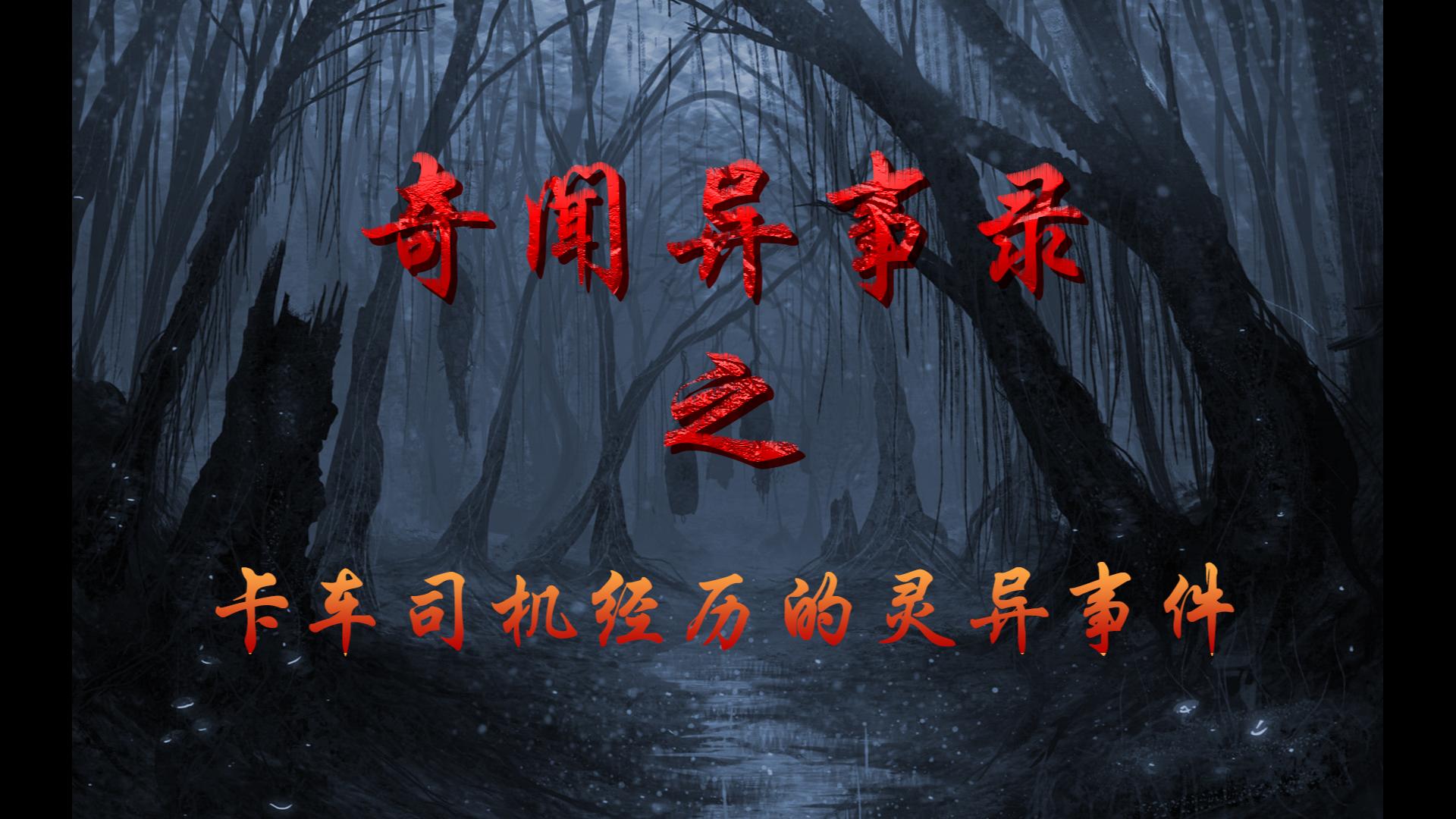 【奇闻异事录】卡车司机经历的灵异事