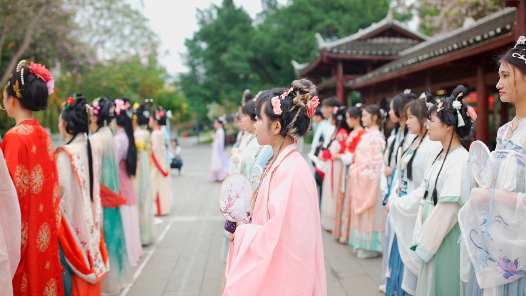 百色市紅承漢禮閣2023年花朝節漢服主題活動