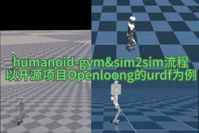 下载视频: 双足机器人强化学习humanoid-gym sim2sim详细学习过程，Openloong的urdf为例