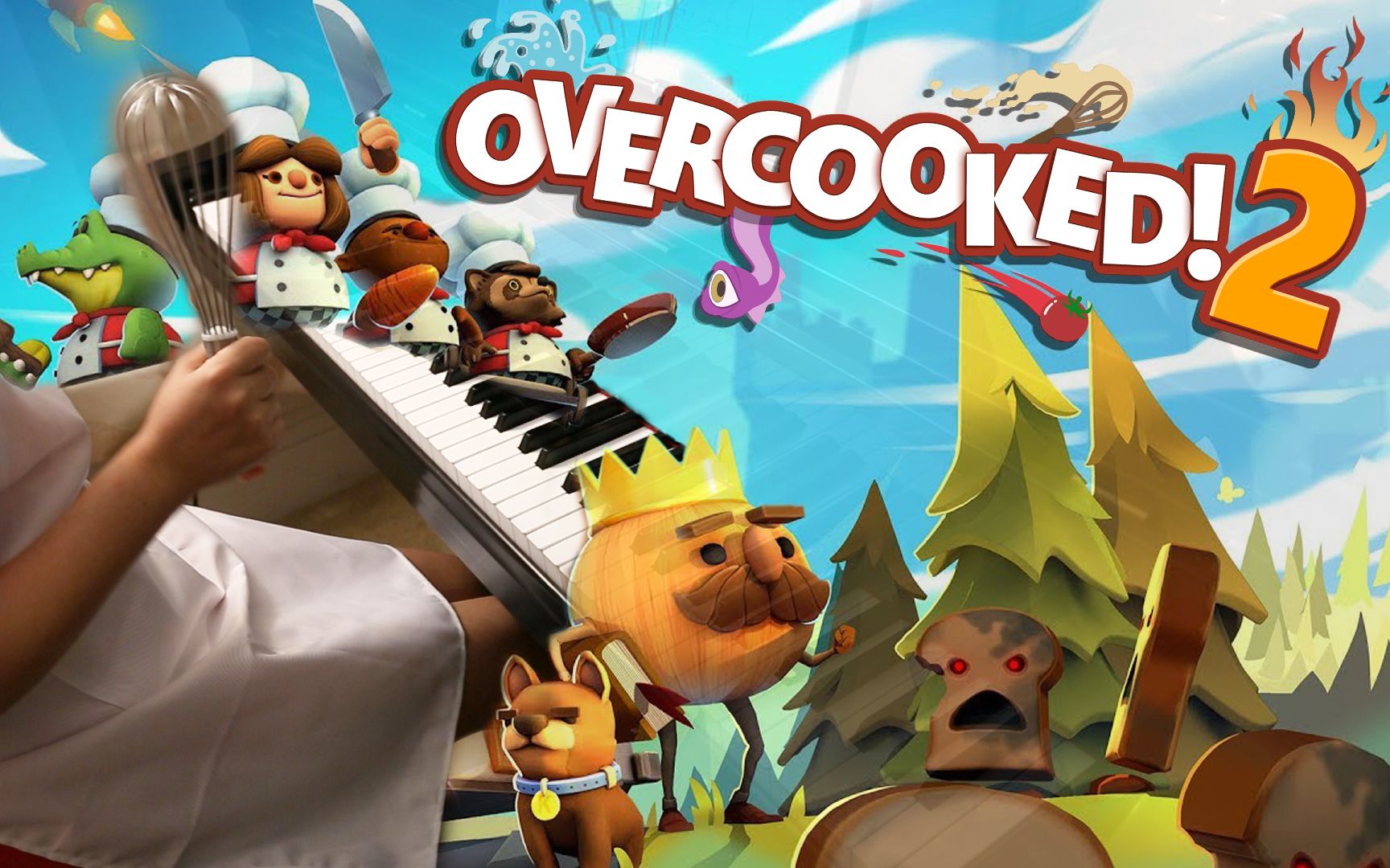 渣钢琴串烧分手厨房overcooked2串烧厨子的练琴日常