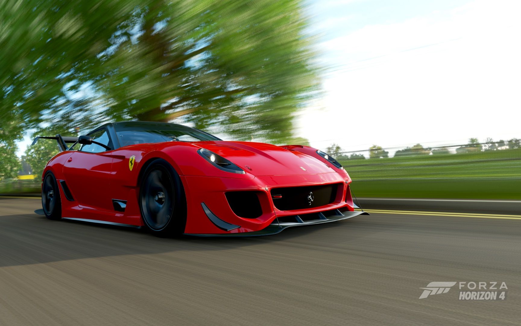 地平线 4 | 咆哮马王!法拉利 599xx evo 黄昏碾压沥青路!