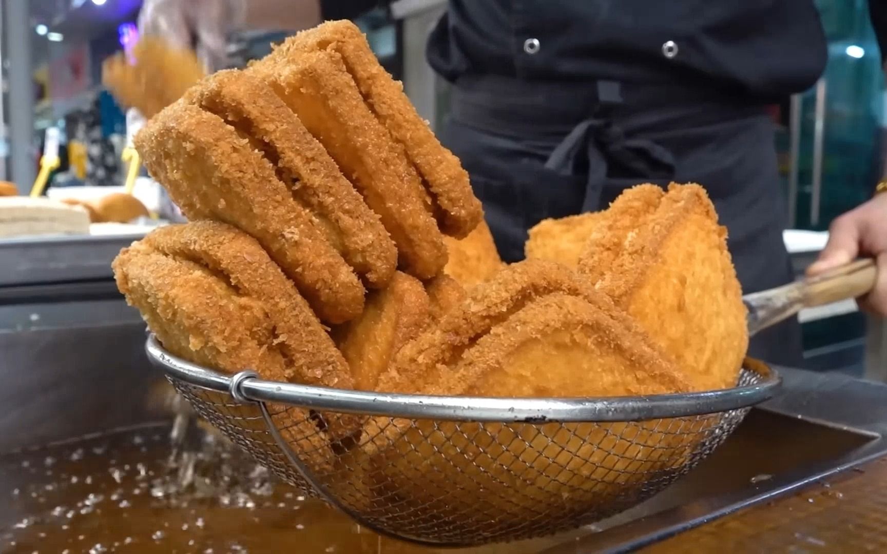 【韩国炸可乐饼 | 武林外传】听着 好久不见&侠客行 吃午餐!