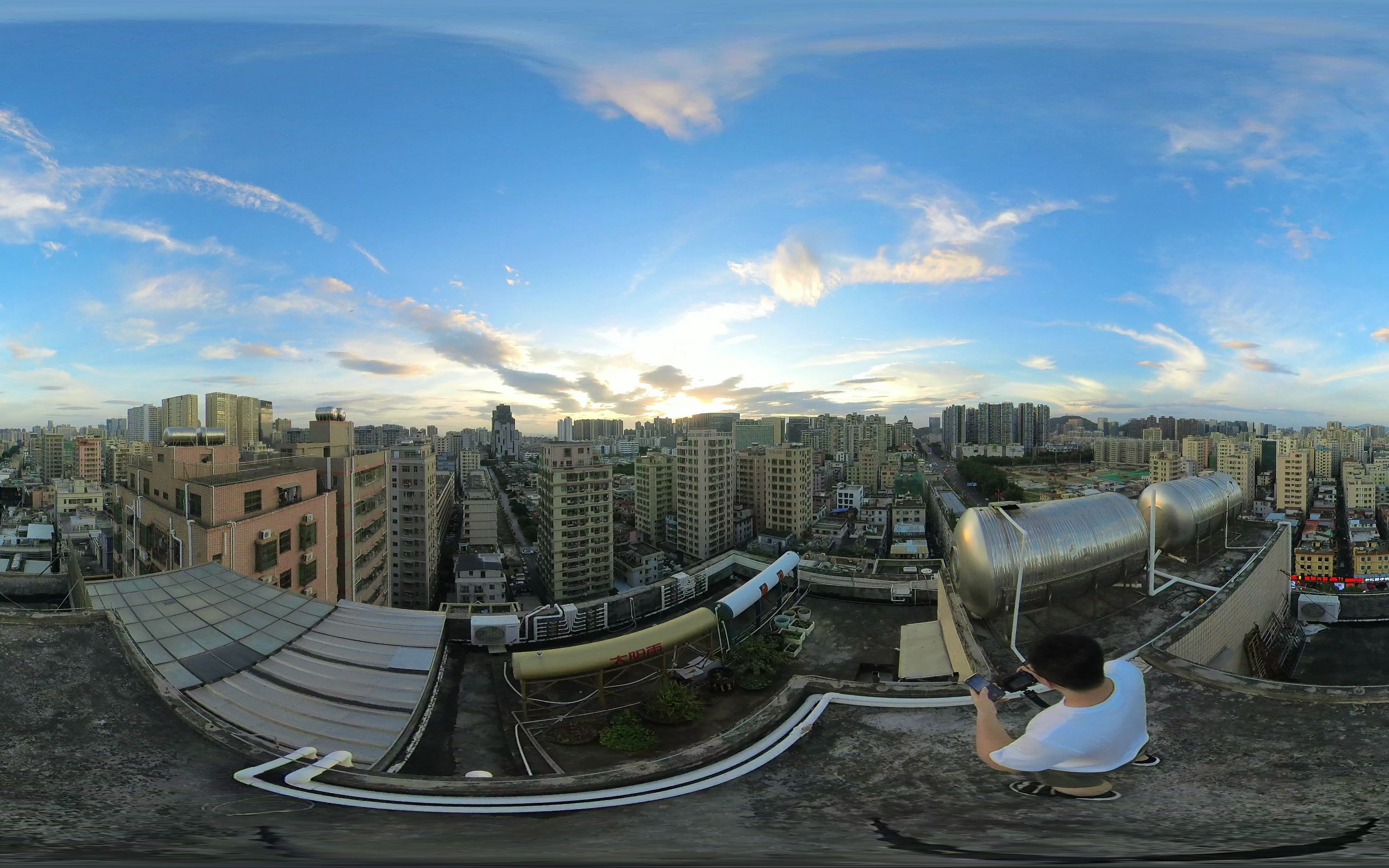 【360°全景】试下insta360 x3的8k延时拍日落的画质