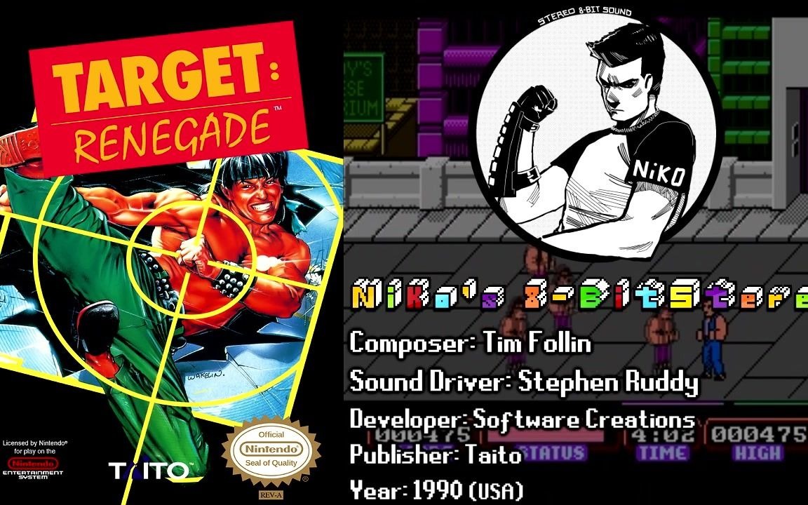 [图][Niko011] Target_ Renegade (NES) - 8BitStereo (NES背叛者/双截龙IV/目标：叛徒OST立体声化)