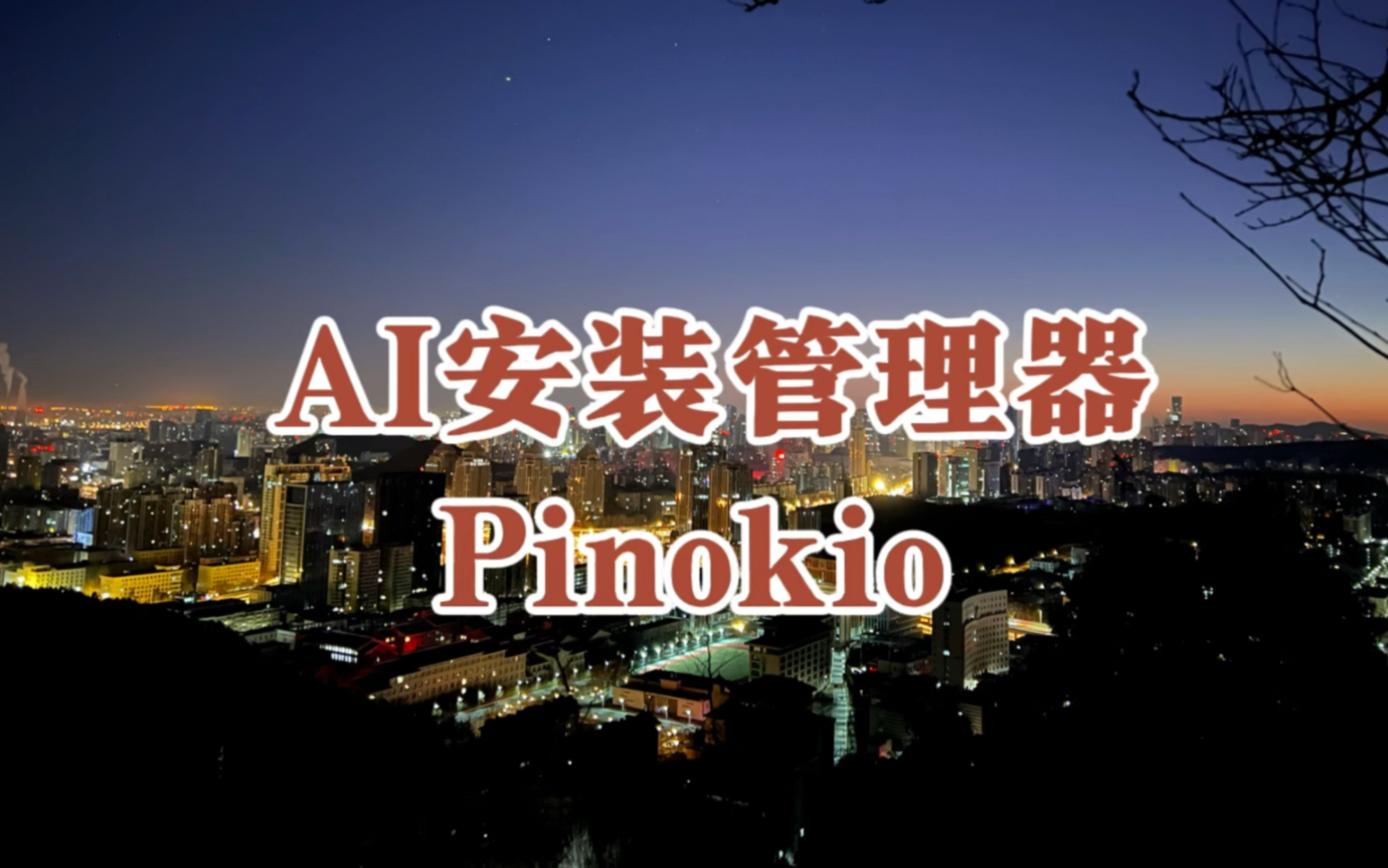 Pinokio|AI安装:小白玩AI的必备利器哔哩哔哩bilibili