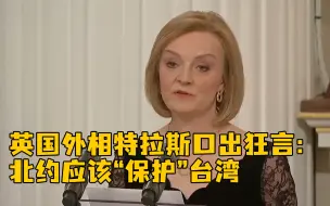 Descargar video: 英国外相口出狂言称北约应保护台湾