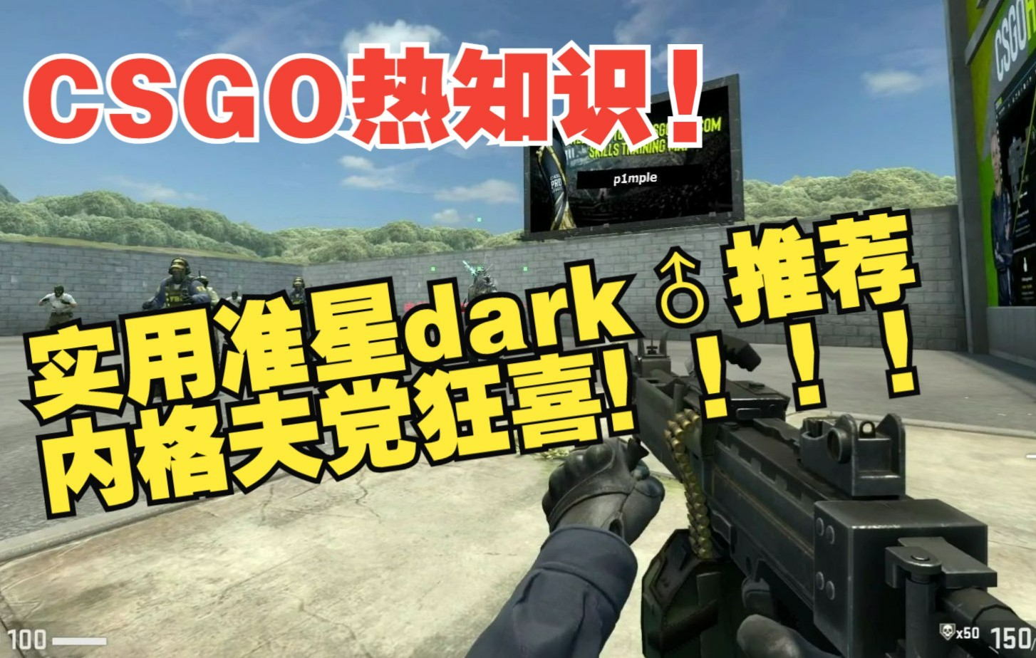 [图]CSGO热知识1/2⑤：内格夫の专属准星！这波是内格夫人の大胜利！！！