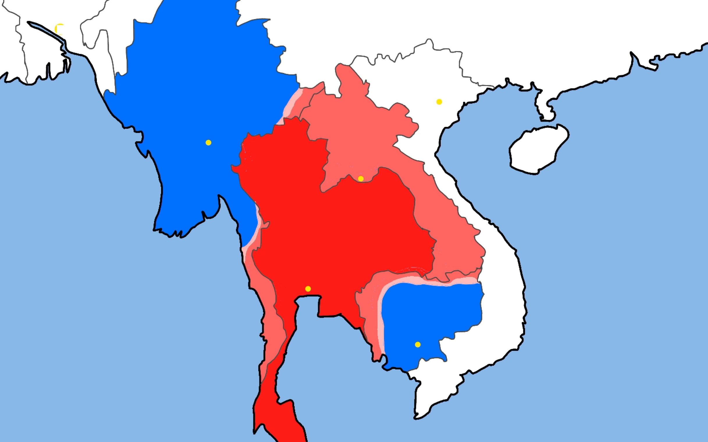 【架空地图】泰国vs东南亚哔哩哔哩bilibili