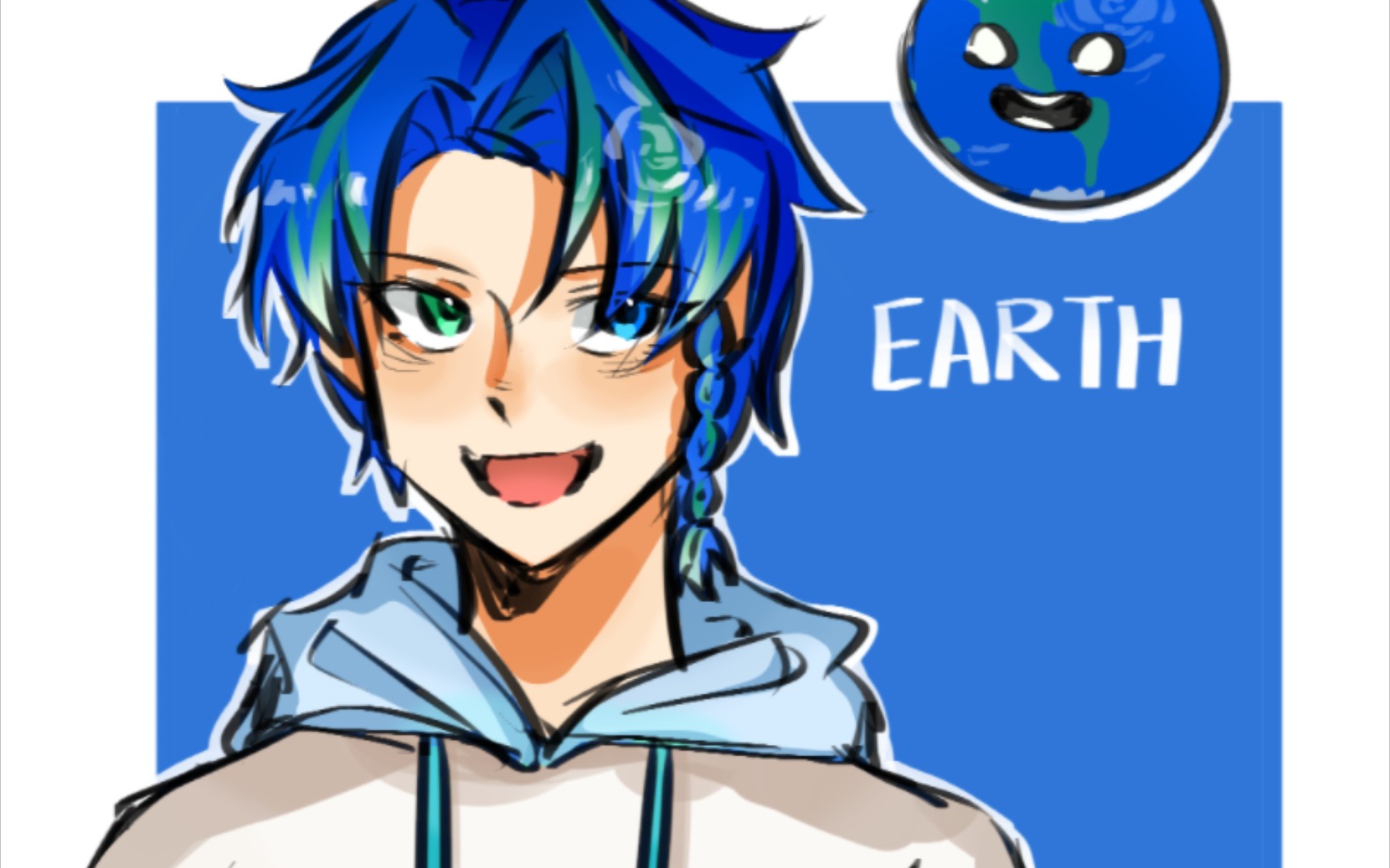 【太阳系的天体球/拟人】地火金/纸牌组的绘画过程