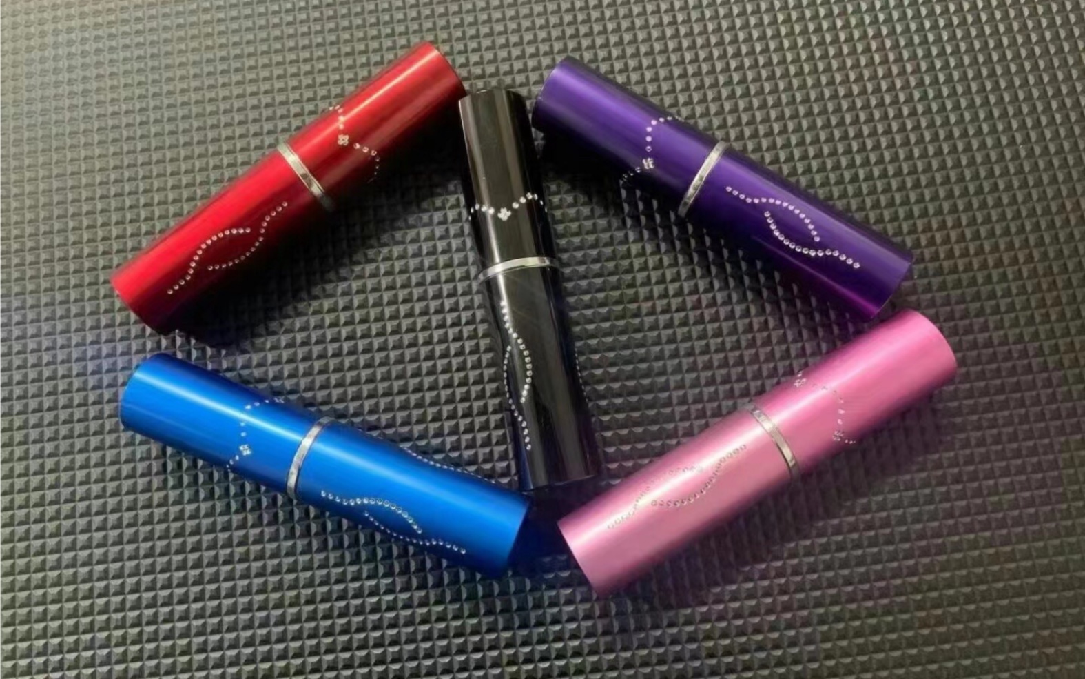 女生口红型防身电击器强光手电