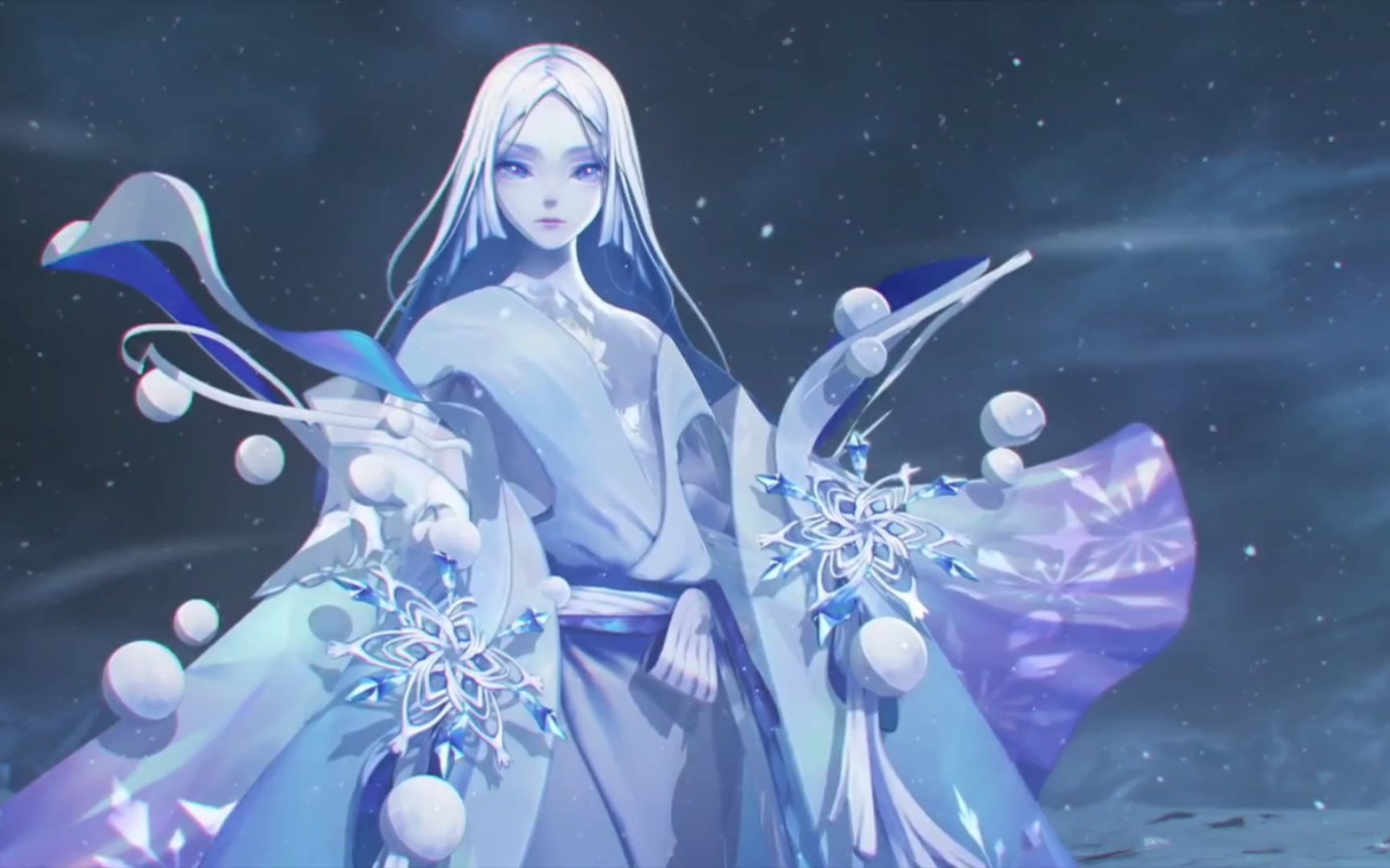 雪女壁纸阴阳师图片