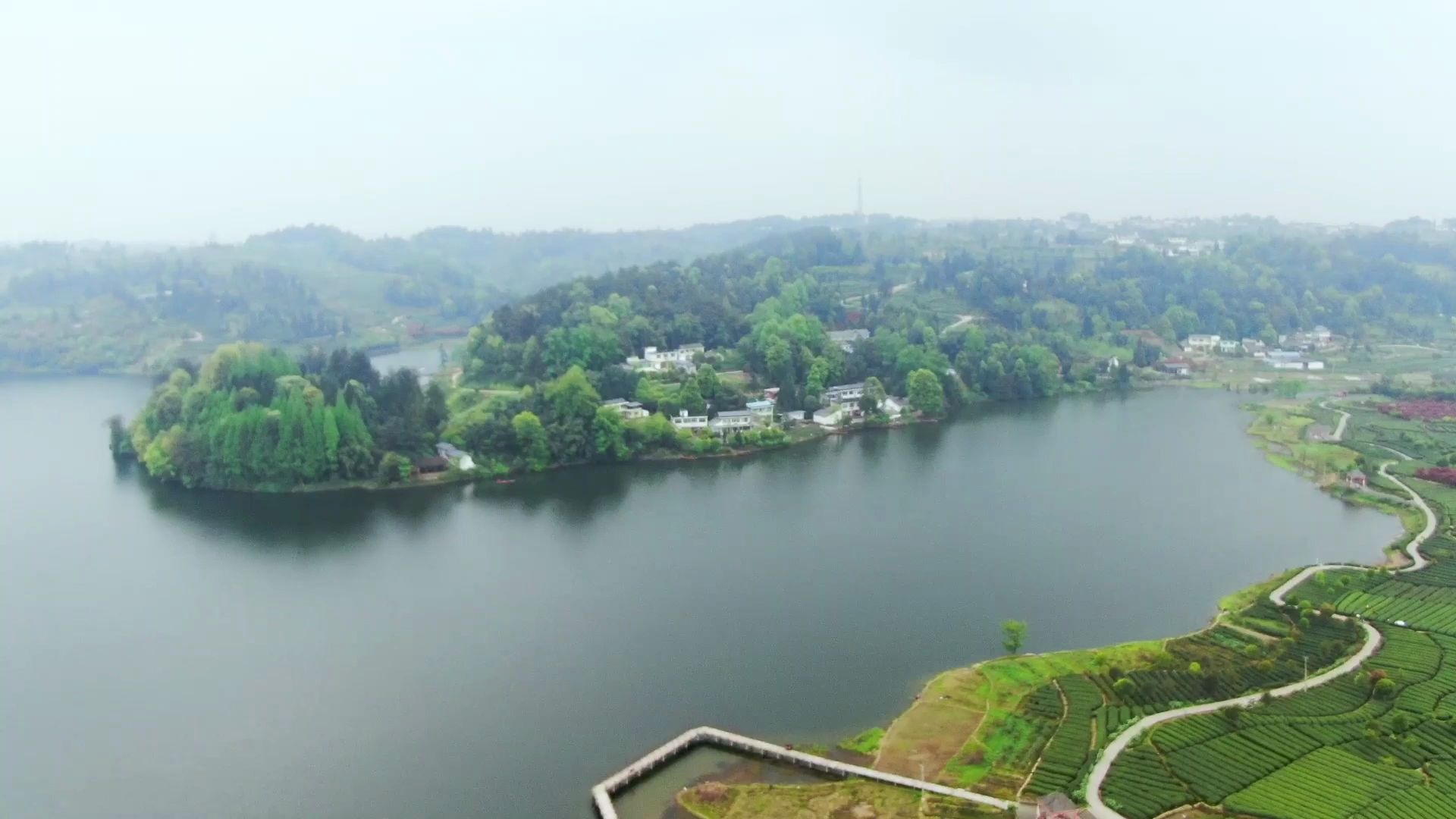 四川雅安清漪湖湿地公园,环湖美景免费观光,停下来玩几天