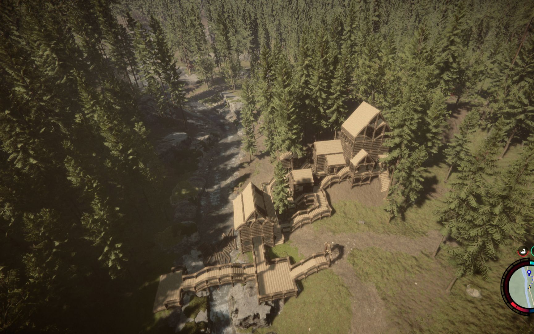 子】sonsoftheforest一招教你变形屋顶~真的就一招#森林之子建筑技巧